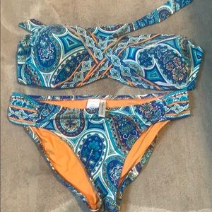 Two piece Trina Turk swimsuit